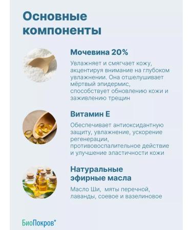 BioPokrov Moisturizer with urea 20% of dryness and cracks - Buy Online on GoSupps.com