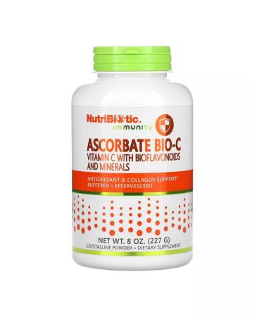 NutriBiotic Ascorbat Bio-C Vitamin C with bioflavonoids 227 g