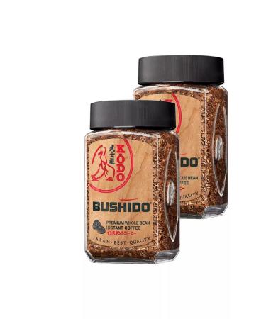 Bushido Kodo 2 banks of 95 grams soluble coffee with ground - Buy Online on GoSupps.com
