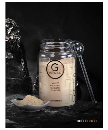 COFFEE CELL G Premium 6-year-old imperial ginseng 180 grams - Buy Online on GoSupps.com