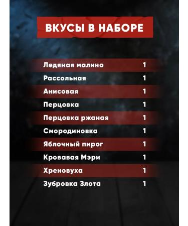 Alchemy of taste Assorted gift set for moonshine No. 1 10 pcs - Buy Online on GoSupps.com