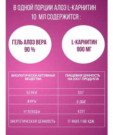 HealthSoul Drinking aloe with L-carnitine 1000ml fat burner - Buy Online on GoSupps.com