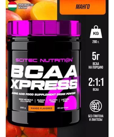 Scitec Nutrition BCAA XPress BCA 2 1 1 amino acids mango 280g