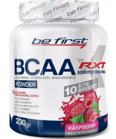 Be First BCAA RXT POWDER BCA Raspberry 230g