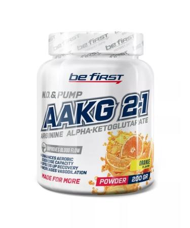 Be First Arginine powder amino acid Aakg 2-1 Sports 200g - Buy Online on GoSupps.com
