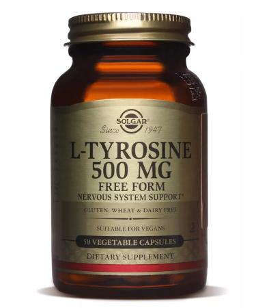 Solgar L-tyrosin L-Tyrosine # 50 - Buy Online on GoSupps.com