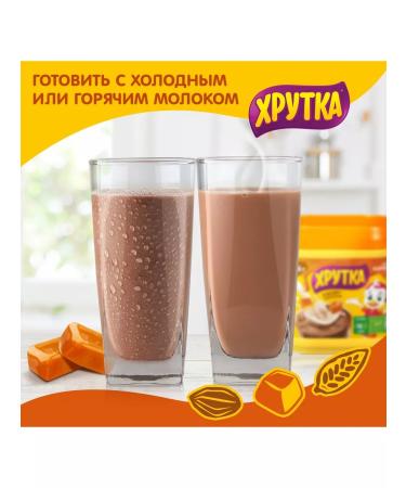 Khrutka Cocoa drink soluble caramel bank 250 g - Buy Online on GoSupps.com