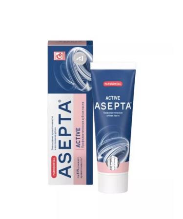 Asepta Active toothpaste 3x75ml - Buy Online on GoSupps.com