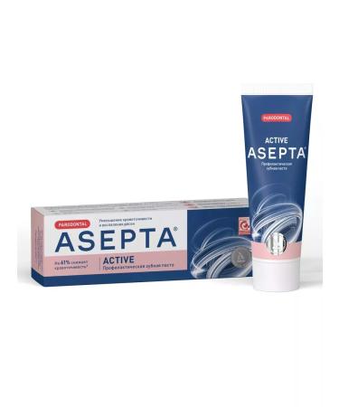 Asepta Active toothpaste 3x75ml - Buy Online on GoSupps.com