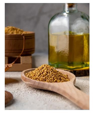 O2 NATURAL PRODUCTS Mustard oil 1 l raw -pressed cold squeeze - Buy Online on GoSupps.com