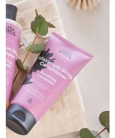 Urtekram Eco air conditioning for shine hair soothing lavender 180ml - Buy Online on GoSupps.com