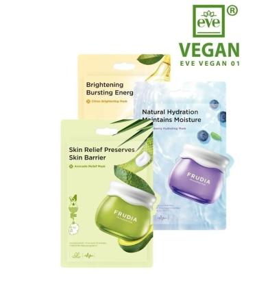 Frudia Set of masks vitamin bomb 3pc x 20ml - Buy Online on GoSupps.com