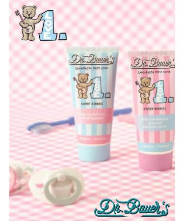 Dr Bauers First love sweet berries with fluorine 0+ 50ml - Buy Online on GoSupps.com