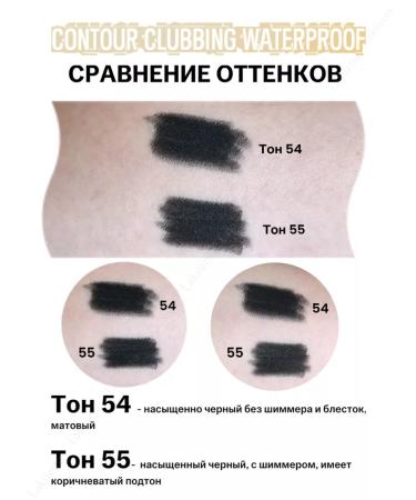 Bourjois Eye pencil waterproof Clubbing Waterproof 55 black - Buy Online on GoSupps.com