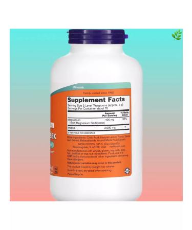 Magnesium relaxing +inositol powder 454 g - Buy Online on GoSupps.com