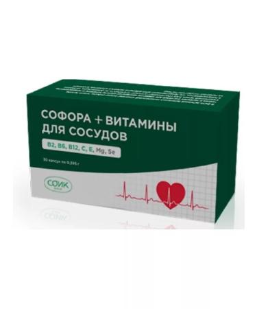 Sophora+Vitamins for blood vessels 30 pcs capsule weighing 395 -1pcs