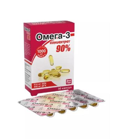 Omega-3 concentrate 90% 30 pcs capsule weighing 1500 mg-1pcs