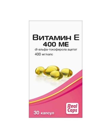 RealCaps Vitamin E 400 IU 30 pcs. Capsules weighing 570 mg Revalkaps-1pc
