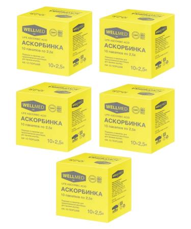 Wellmed Life ascorbic acid Acorbic acid N10 Package 2.5g -5Up