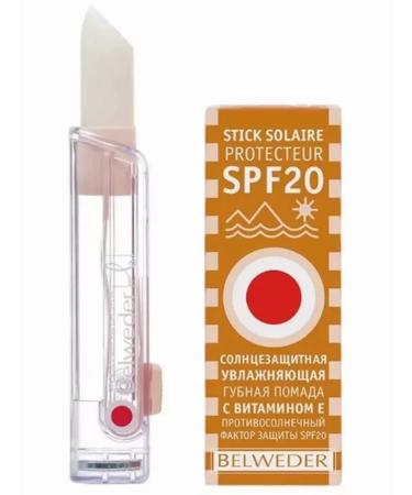 BELWEDER Moisturizing lipstick with SPF20 protection for lip 4 gr.