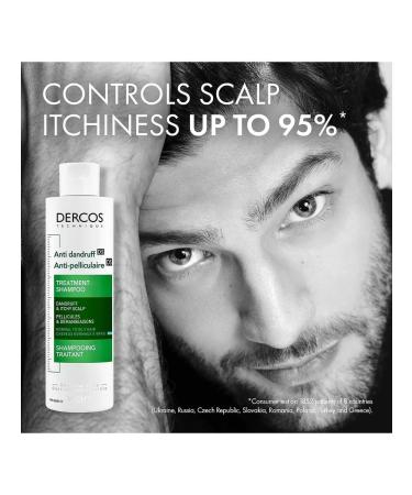 Vichy dercos shampoo against dandruff for oily hair 200 ml - Buy Online on GoSupps.com
