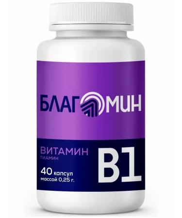 ViS Blagomin Vitamin B1 (Tiamin) Capsules No. 40
