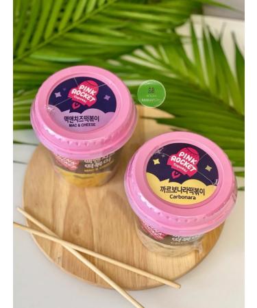Pink Rocket Rice sticks of fireboards with carbonar sauce. Korea - Buy Online on GoSupps.com