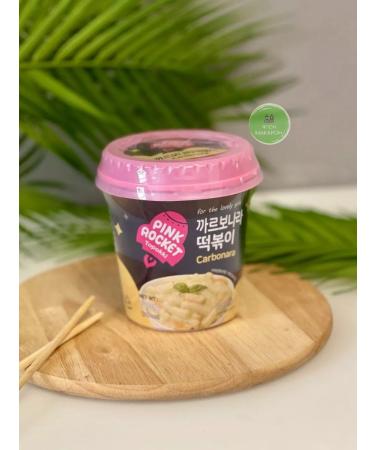 Pink Rocket Rice sticks of fireboards with carbonar sauce. Korea - Buy Online on GoSupps.com