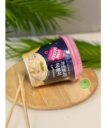 Pink Rocket Rice sticks of fireboards with carbonar sauce. Korea - Buy Online on GoSupps.com