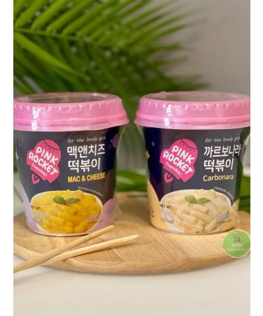 Pink Rocket Rice sticks of fireboards with carbonar sauce. Korea - Buy Online on GoSupps.com