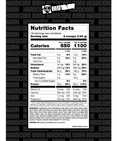 Gainer Mass Gainer for a quick set of mass mutant 2270g - Buy Online on GoSupps.com