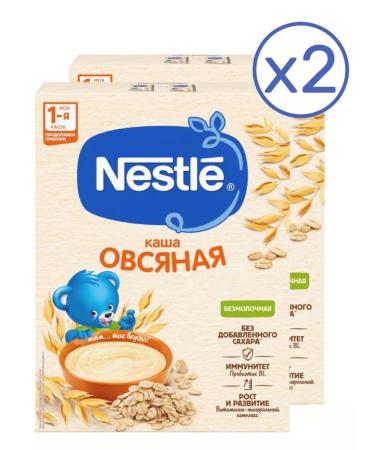 Nestle Porridge nursery oatmeal -free -free 200 grams 2 pcs