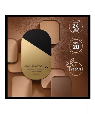 MAX FACTOR Compact powder Facefinity Compact Tone 03 Natural Rose 10g - Buy Online on GoSupps.com