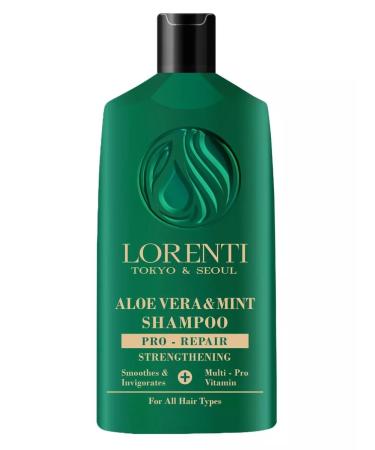 LORENTI Set of shampoo and hair sera Aloe mint - Buy Online on GoSupps.com