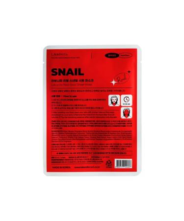 LABONITA Facial mask 10 pieces Mask Snail - Buy Online on GoSupps.com