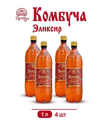 Promyod Combuche Elixir live tea mushroom set 4 pcs 1 liter