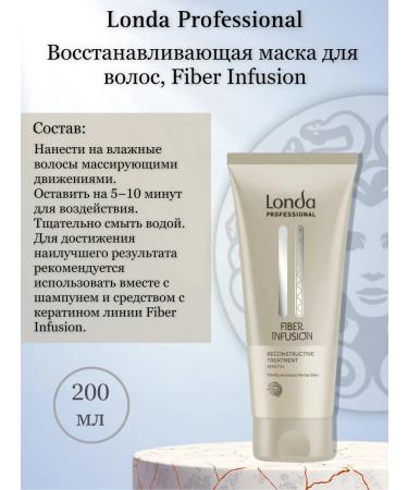 LONDA Restoring hair mask Fiber Infusion 200 ml - Buy Online on GoSupps.com