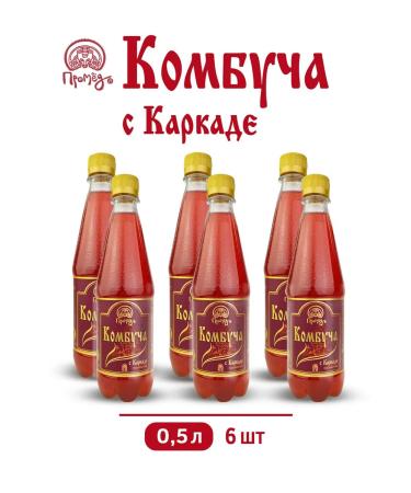 Promyod Combuche with barking on honey 6 pcs x 0.5 l tea mushroom - Buy Online on GoSupps.com