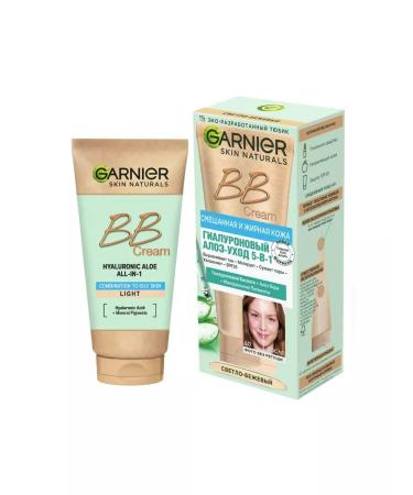 Garnier BB cream hyaluronic aloe tone light beige 50 ml - Buy Online on GoSupps.com