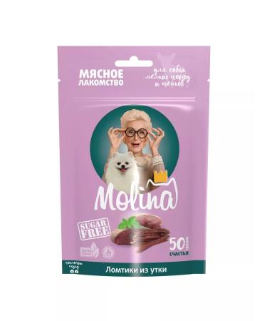 MOLINA A treat for dogs of small breeds and puppies of slices from a duck