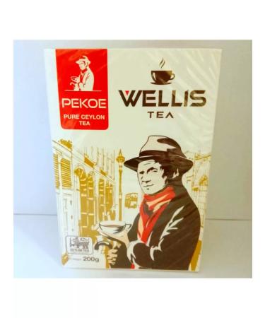 WELLIS TEA Leaf black tea 200g picca Ceylon Pekoe