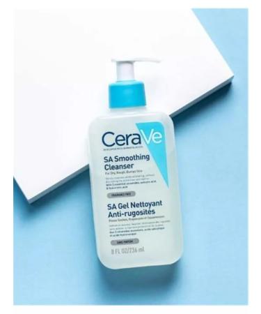 CeraVe SA Smooth Cleanser 236ml face washing gel - Buy Online on GoSupps.com