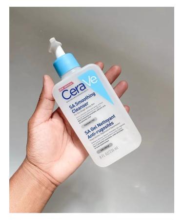 CeraVe SA Smooth Cleanser 236ml face washing gel - Buy Online on GoSupps.com