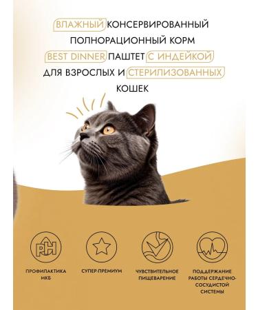 Best Dinner Wet feed for cats lamister turkey 14x100 - Buy Online on GoSupps.com