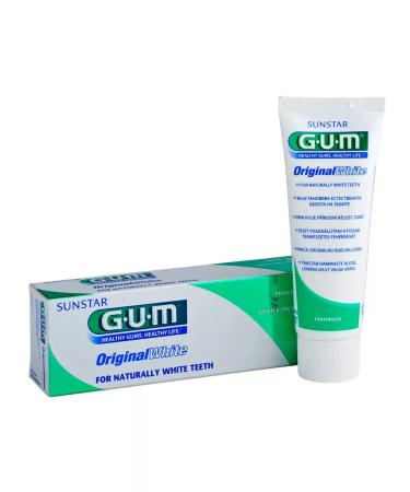 GUM Toothpaste Original White whitening 75ml - Buy Online on GoSupps.com