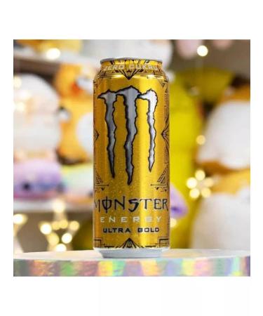 Monster Energy Energetic Monster Monster Ultra Gold 1pc. 500ml - Buy Online on GoSupps.com
