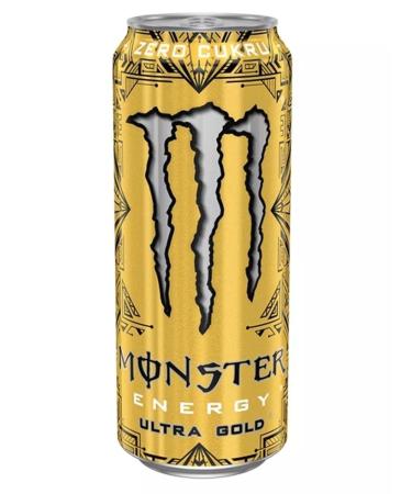 Monster Energy Energetic Monster Monster Ultra Gold 1pc. 500ml - Buy Online on GoSupps.com