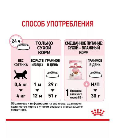 ROYAL CANIN Dry Kitten food for kittens up to 12 months 300g 2pcs - Buy Online on GoSupps.com