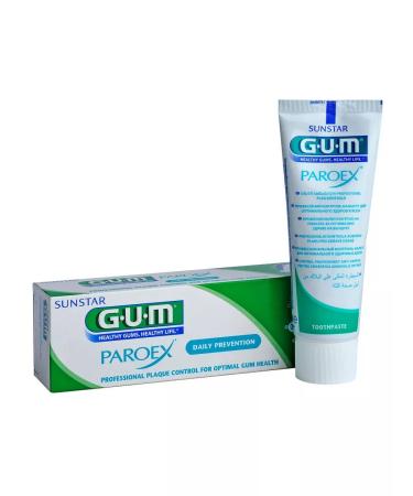 GUM PAROEX toothpaste 0.06% with chlorhexidine 75 ml - Buy Online on GoSupps.com