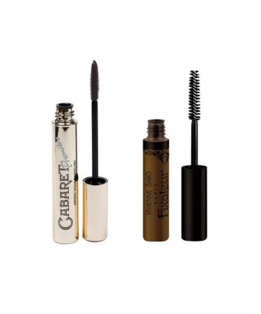 VIVIENNE SABO Set of eyelashes tone 05 and eyebrow and eyelashes gel